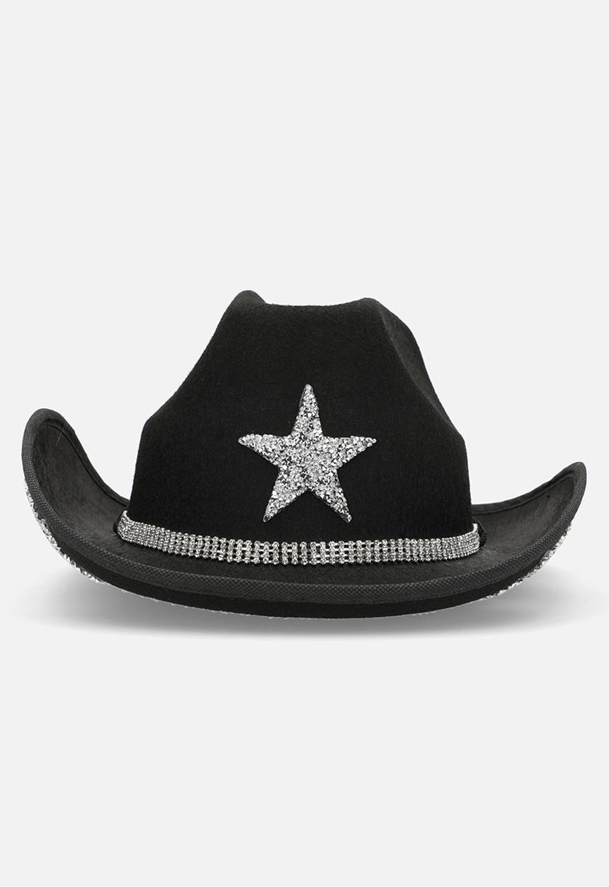 Pop Candy - Cow boy hat - black