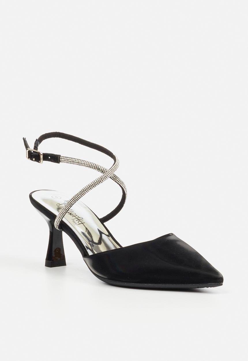 Butterfly Feet - Paige 2 heel - black