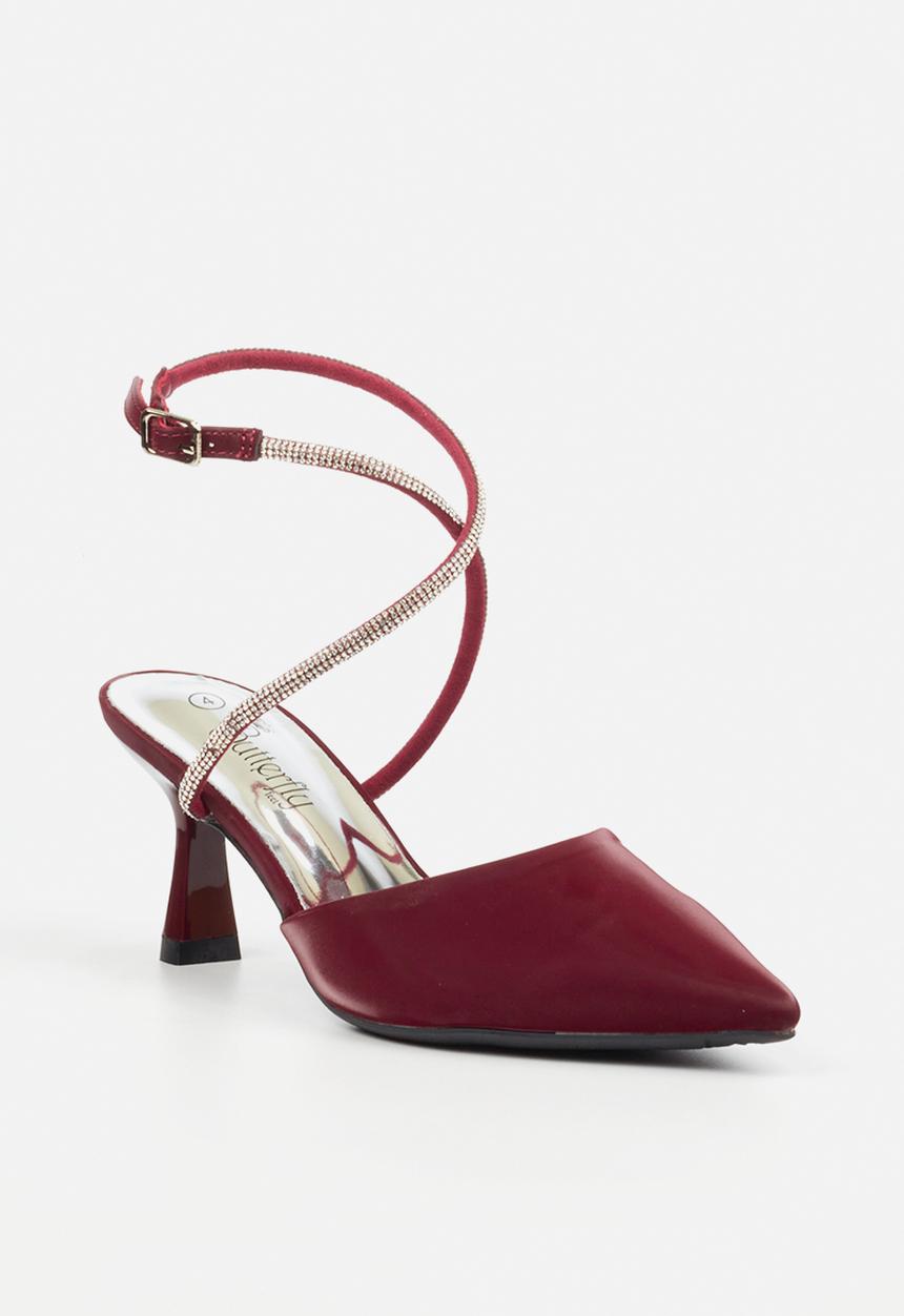 Butterfly Feet - Paige 2 heel - burgundy