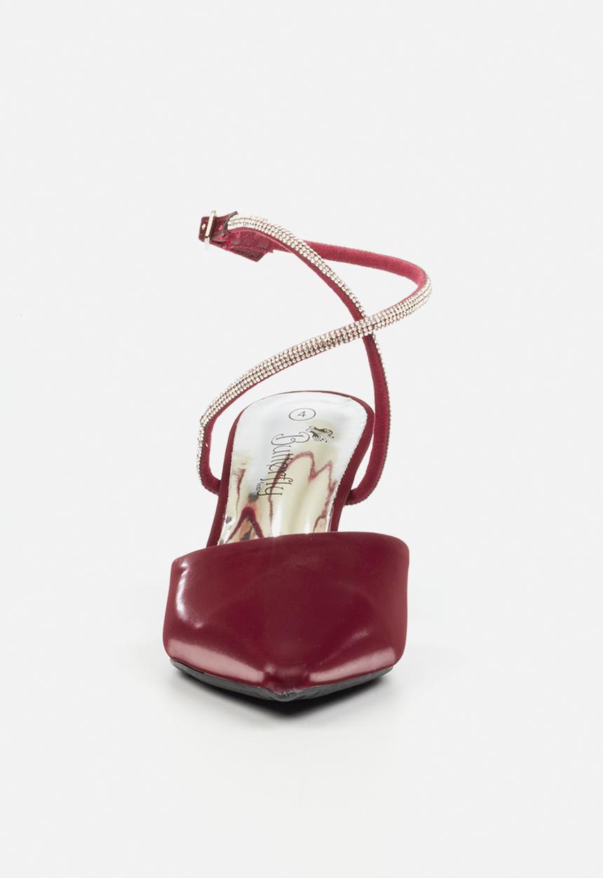 Butterfly Feet - Paige 2 heel - burgundy