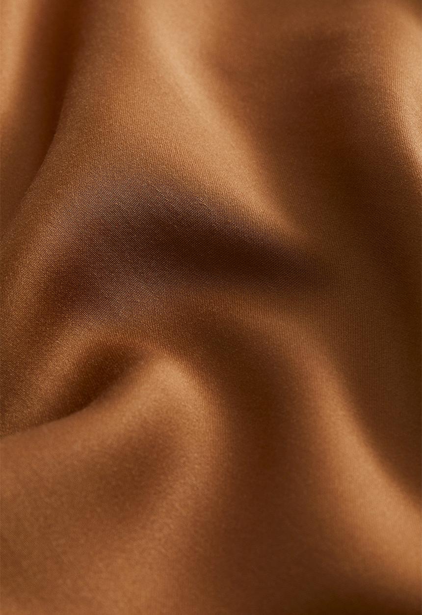 H&M - Satin pillowcase - brown