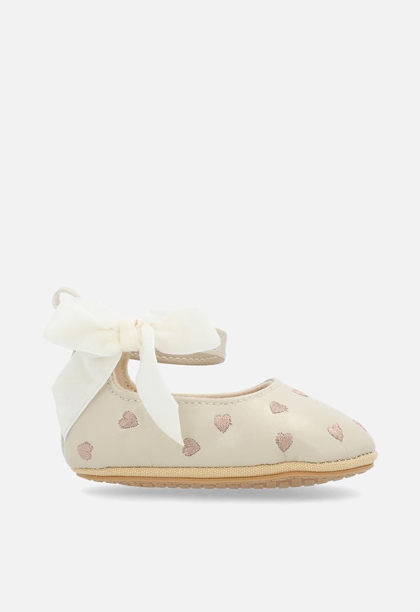 Pop Candy - Bow décor ballet pump - beige