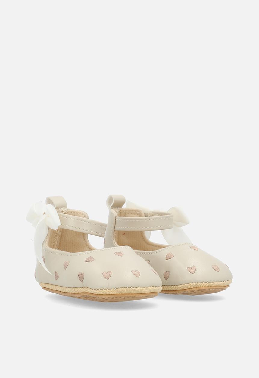 Pop Candy - Bow décor ballet pump - beige