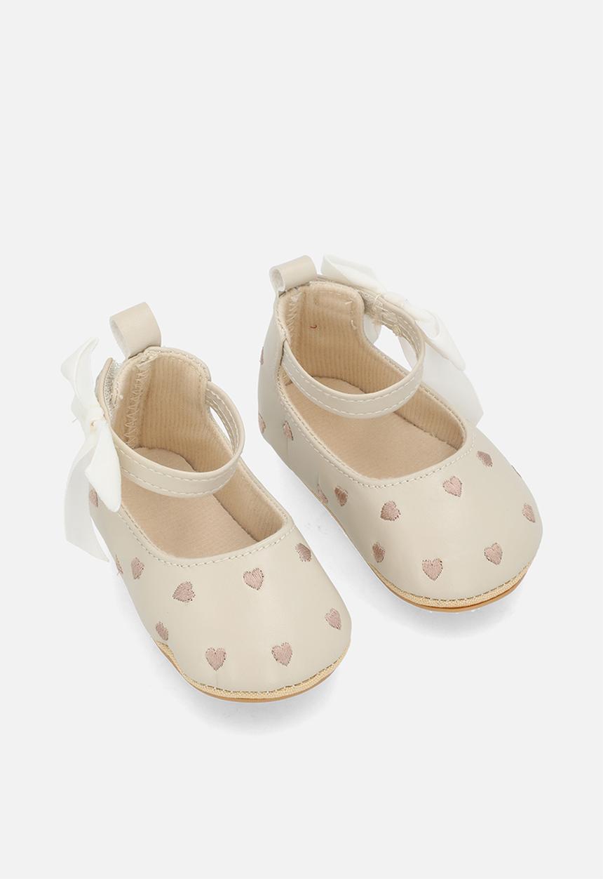 Pop Candy - Bow décor ballet pump - beige