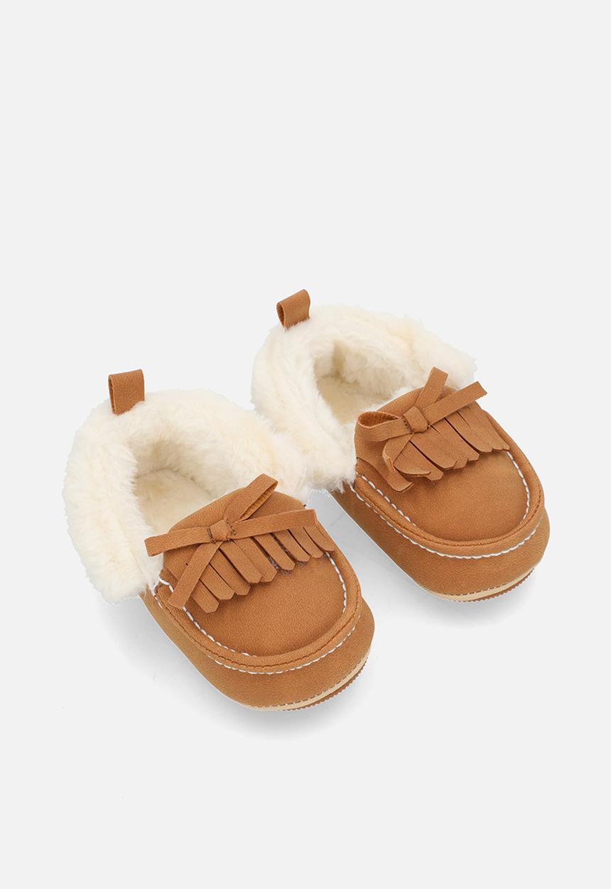 Pop Candy - Shearlin lined mocassin - brown