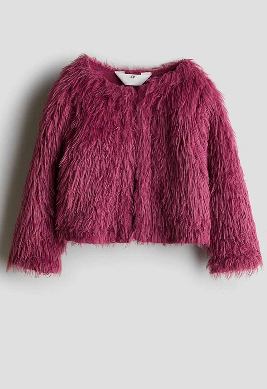 H&M - Fluffy cardigan - plum