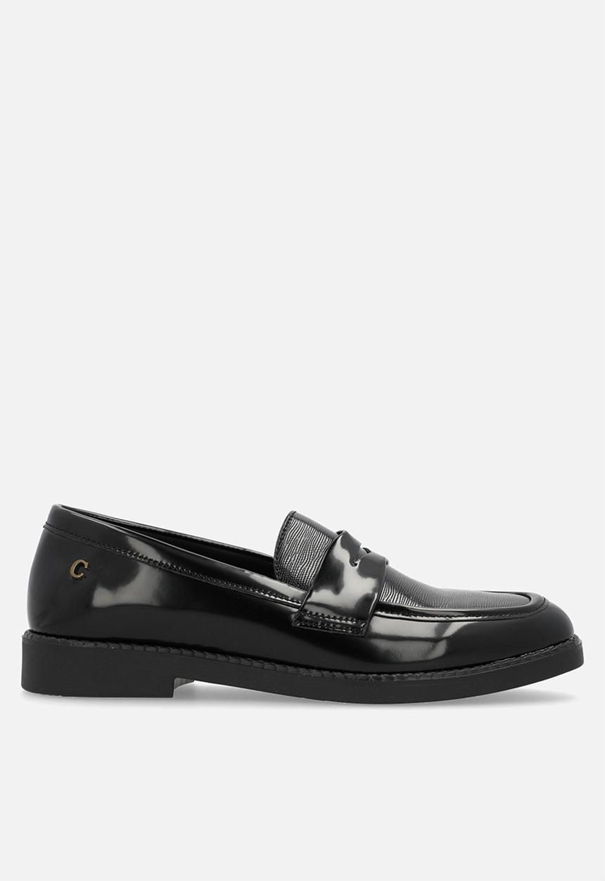 PC - Crouch penny loafer  - black