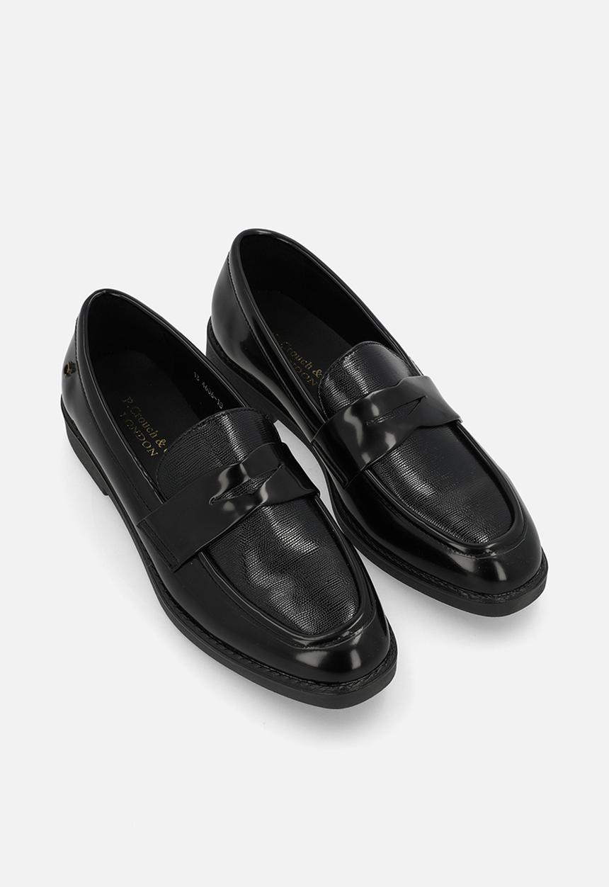 PC - Crouch penny loafer  - black