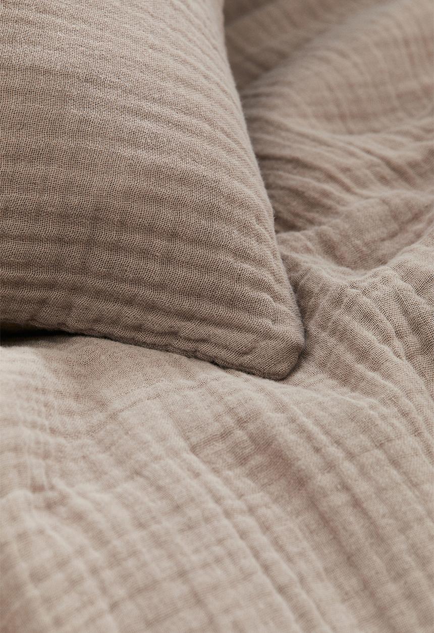 H&M - Muslin single duvet cover set - mole