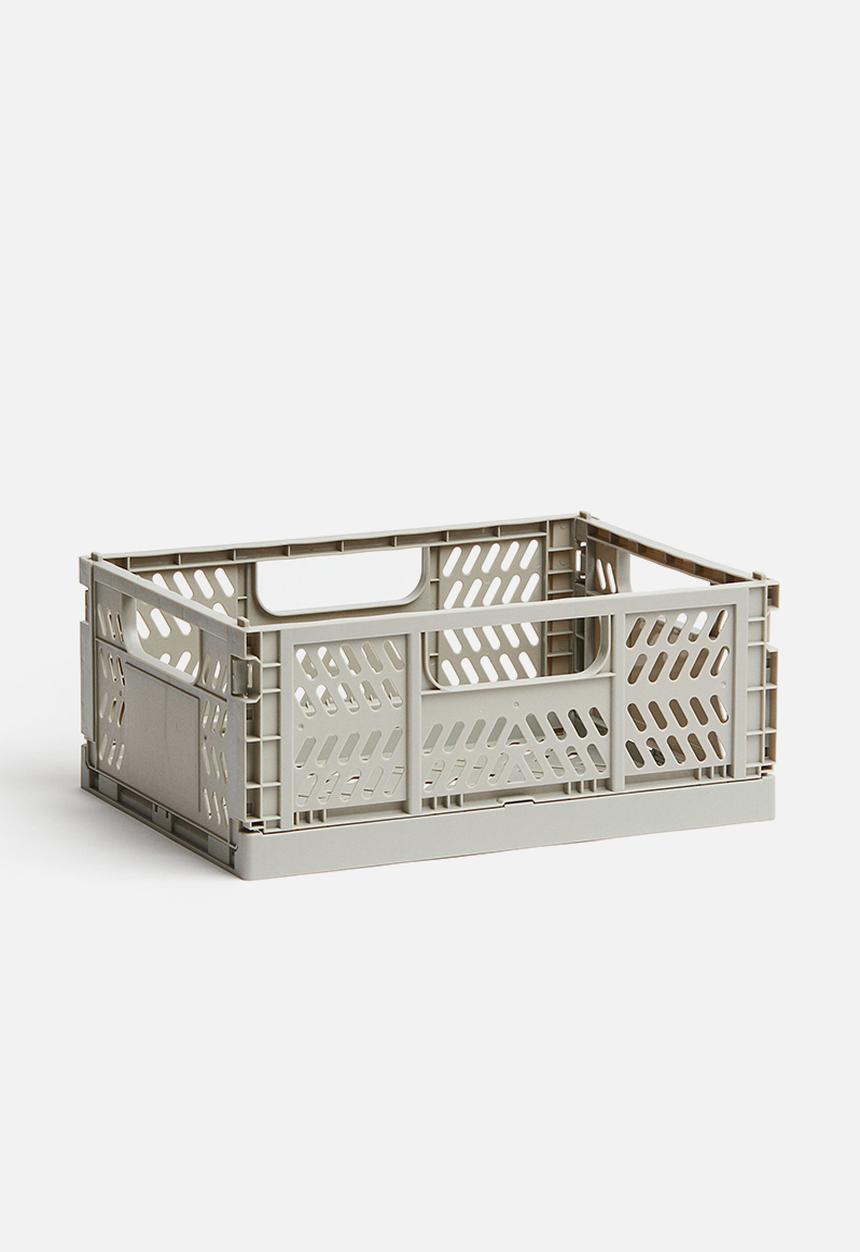 H&M - Foldable storage crate - greige 