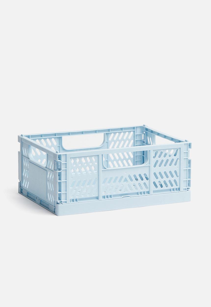 H&M - Foldable storage crate - light blue