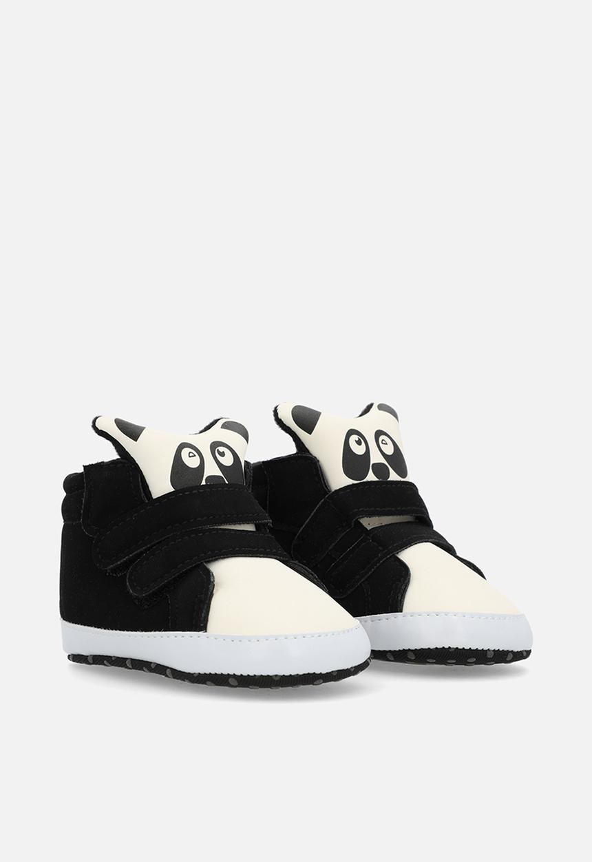 Pop Candy - Twin adjustable strap fastener hi top sneakers - black