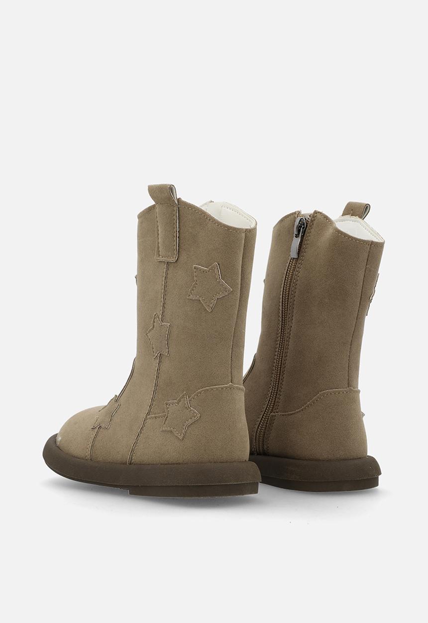 Pop Candy - Cow boy boots - beige