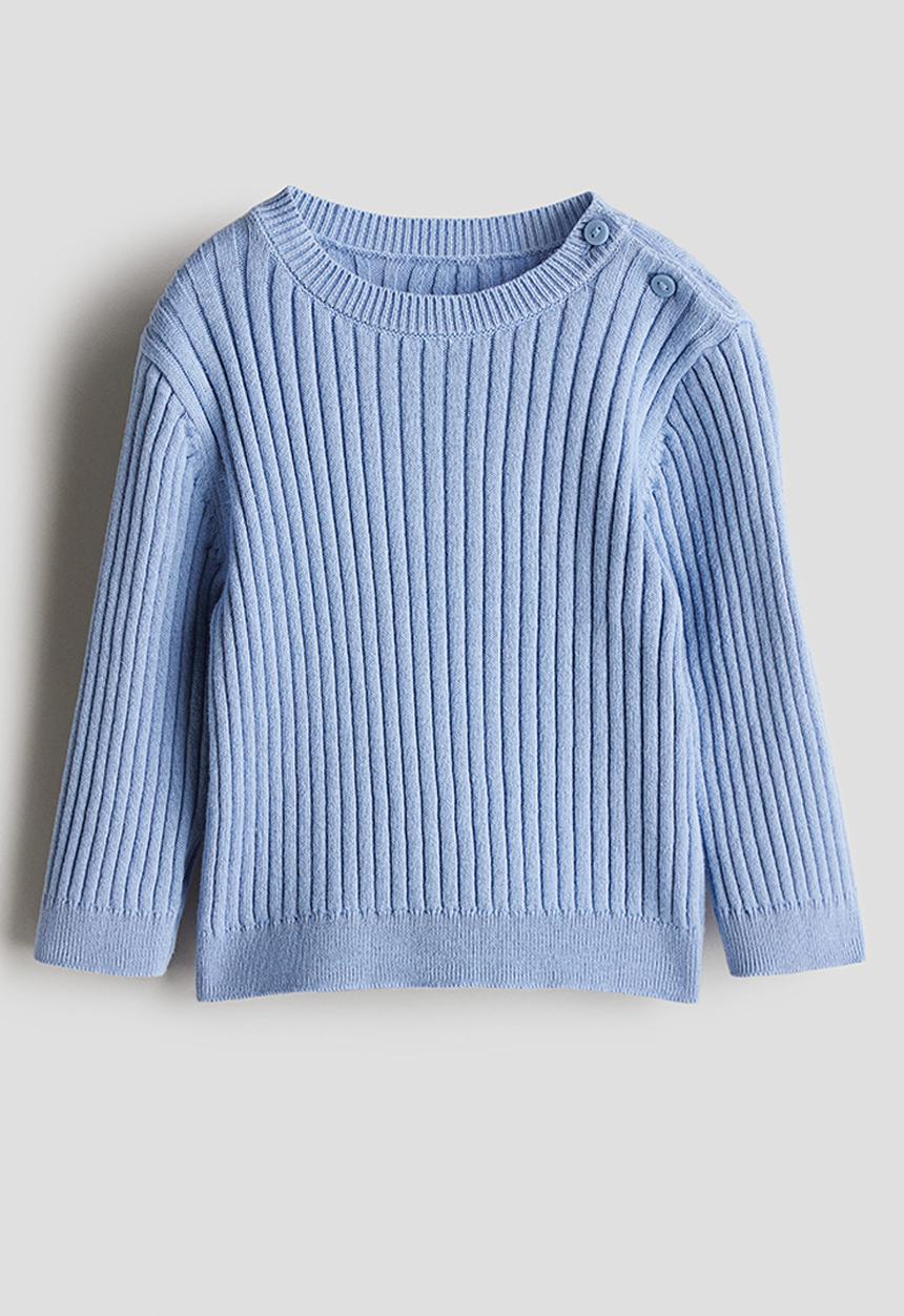 H&M - Rib-knit jumper - blue