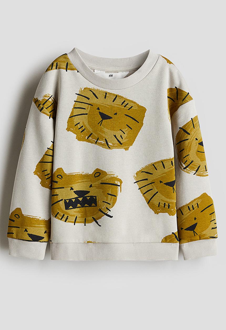 H&M - Sweatshirt - light grey lions