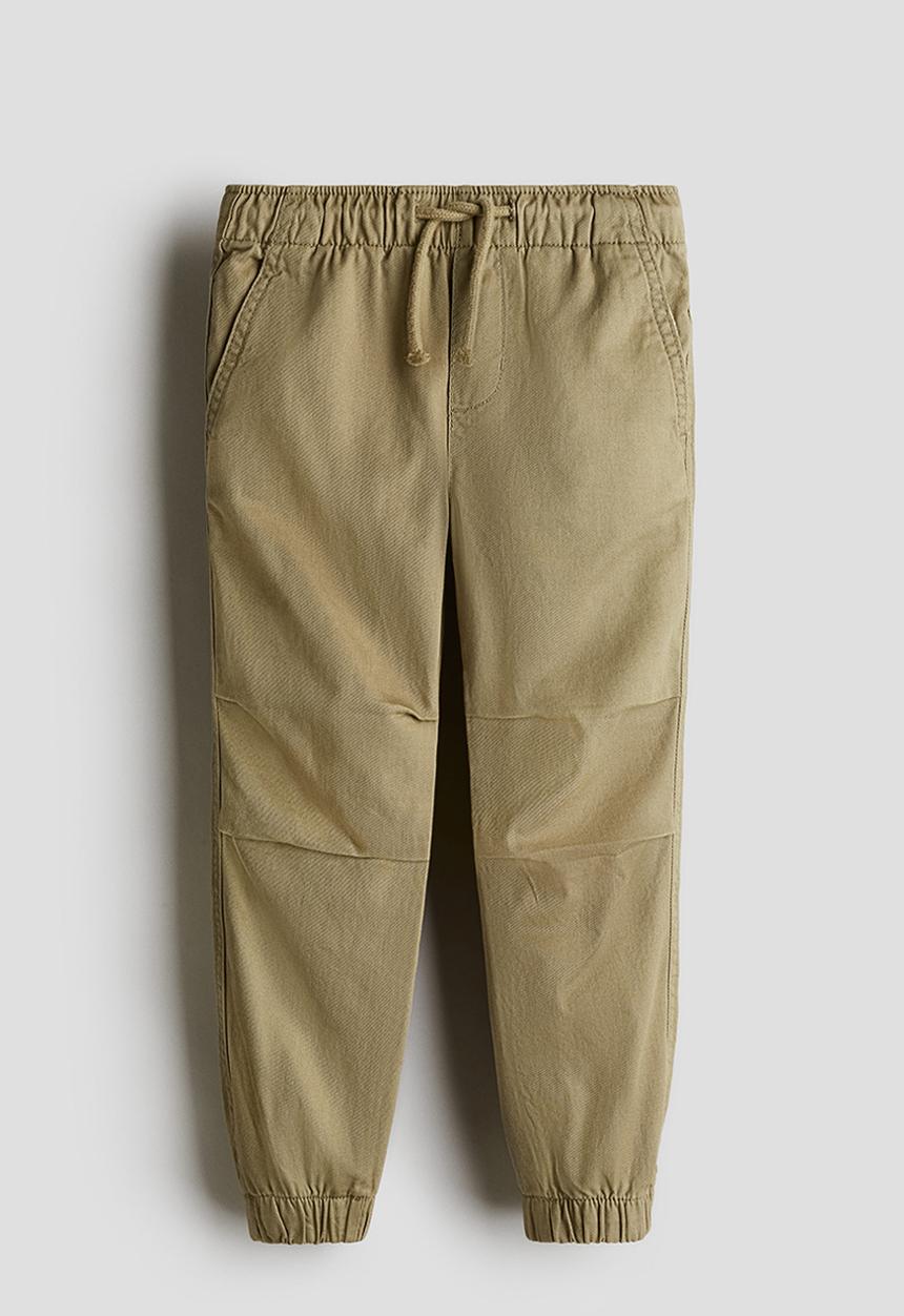 H&M - Twill joggers - khaki green