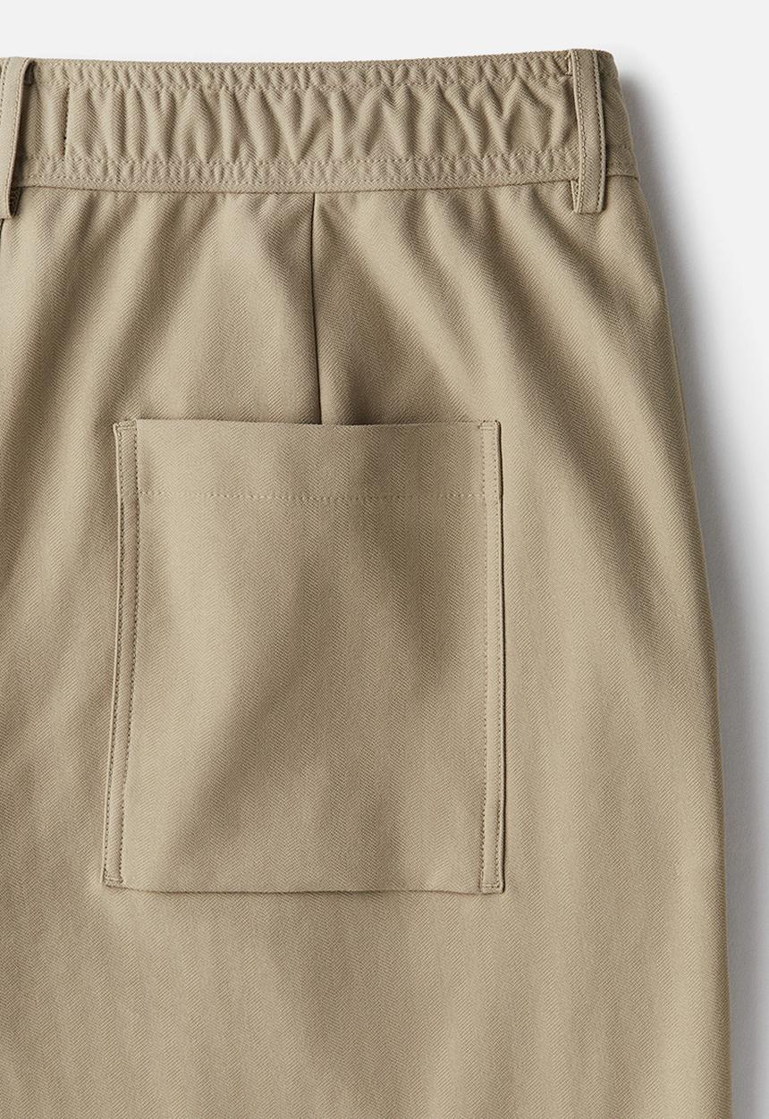 H&M - Regular fit twill trousers - khaki green