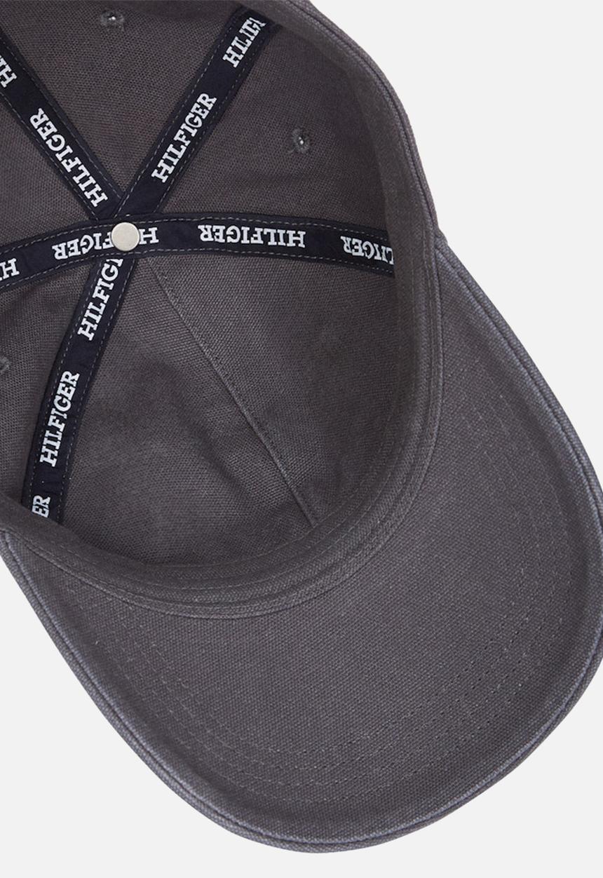 Tommy Hilfiger - Monotype Soft Wash 6 Panel Cap - Dark Grey