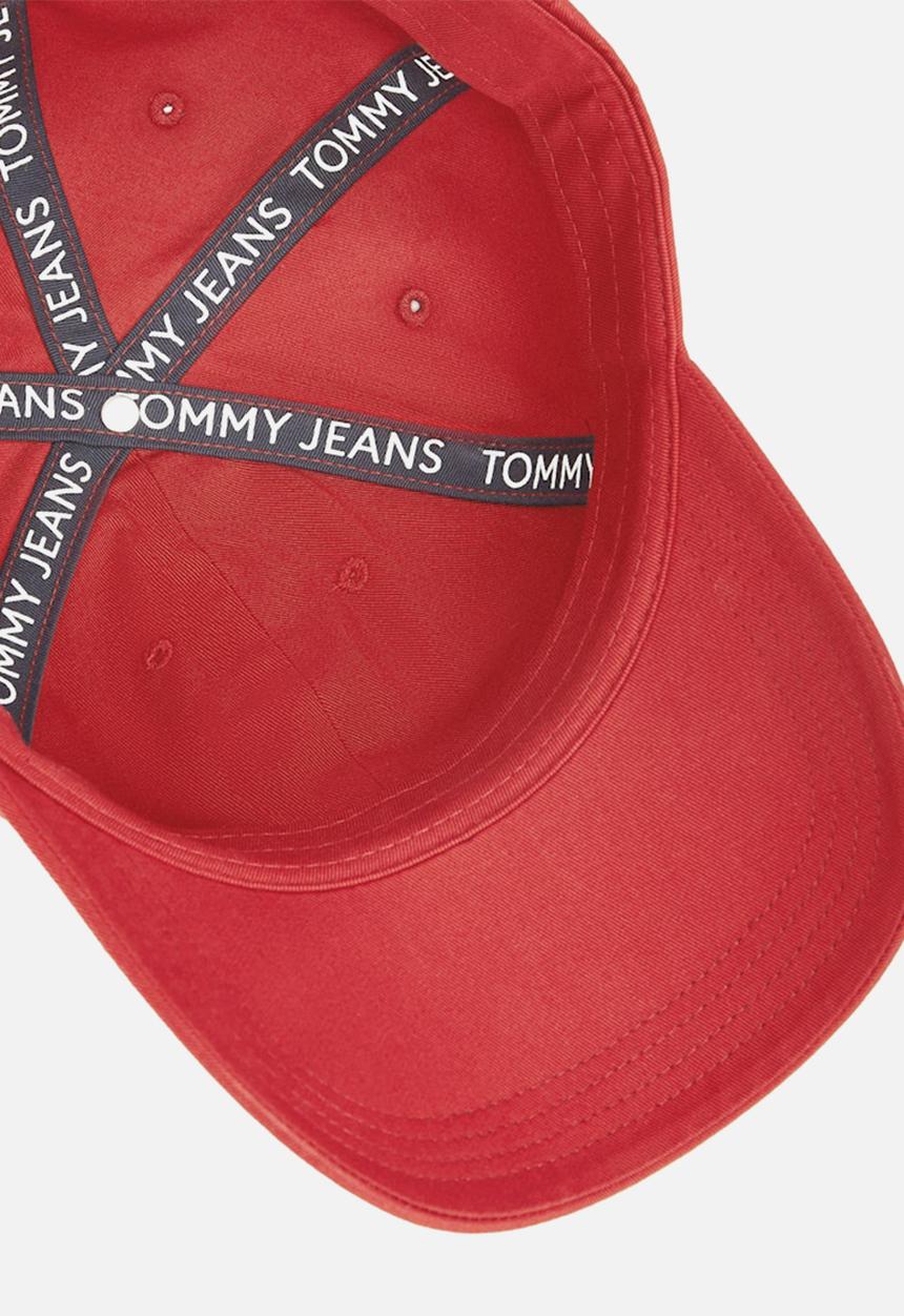 Tommy Hilfiger - TJM Linear Logo Cap - Magma Red