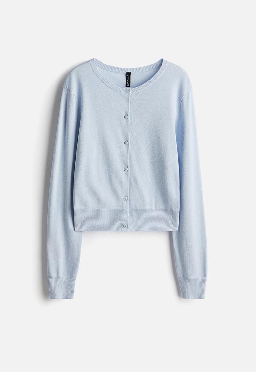 H&M - Fitted cardigan - light blue