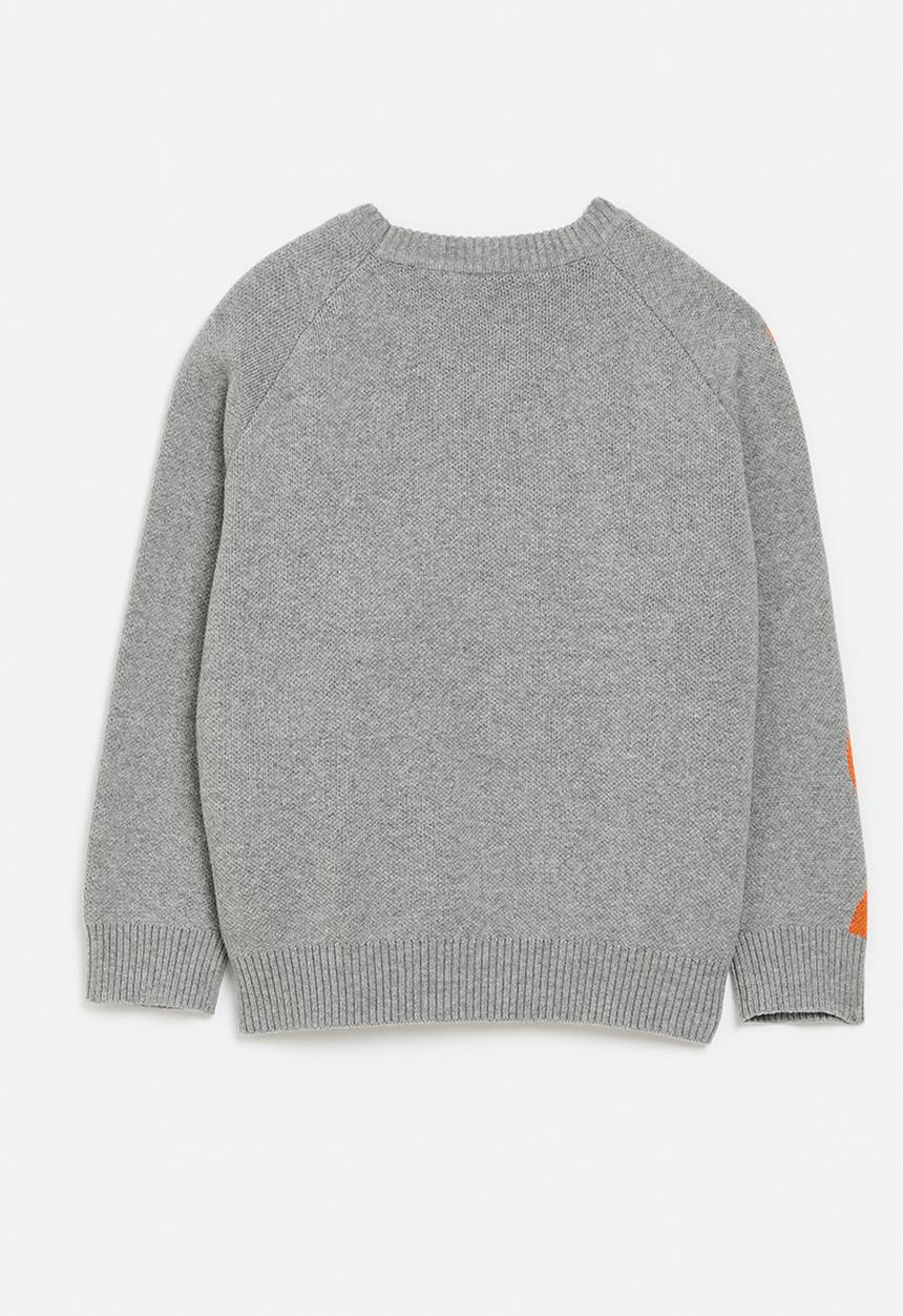 Pop Candy - Crew neck jersey - grey & navy blue
