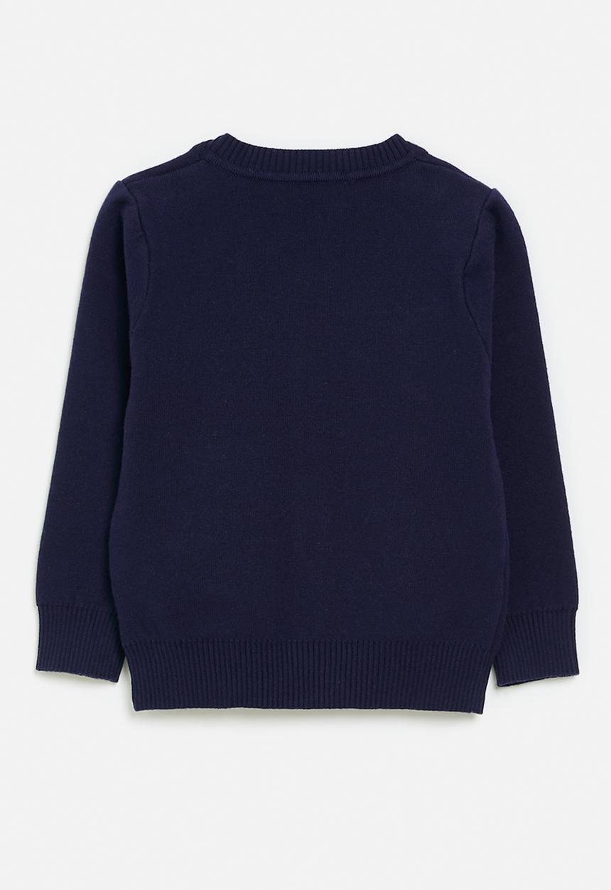 Pop Candy - Printed cardigan - navy blue