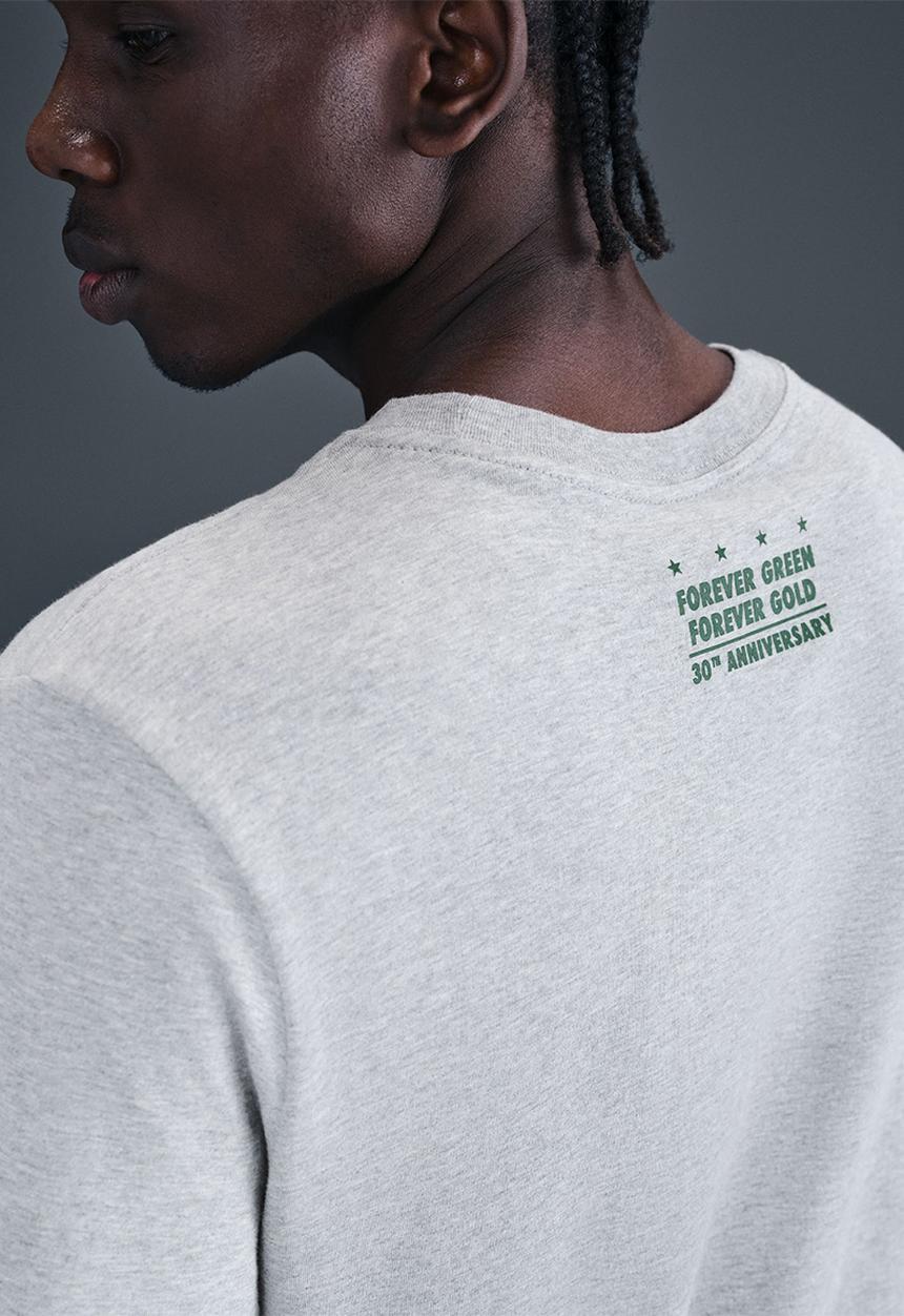 Nike - Springbok Men's Heritage T-Shirt - Dk Grey Heather/Gorge Green