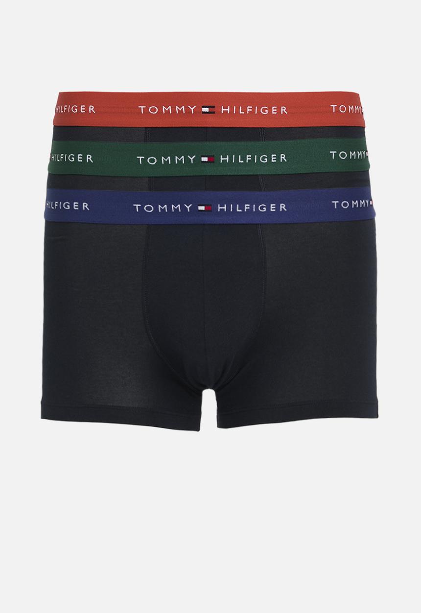 Tommy Hilfiger - 3P WB TRUNK - Blue Ink/Orn Green/Primary Red