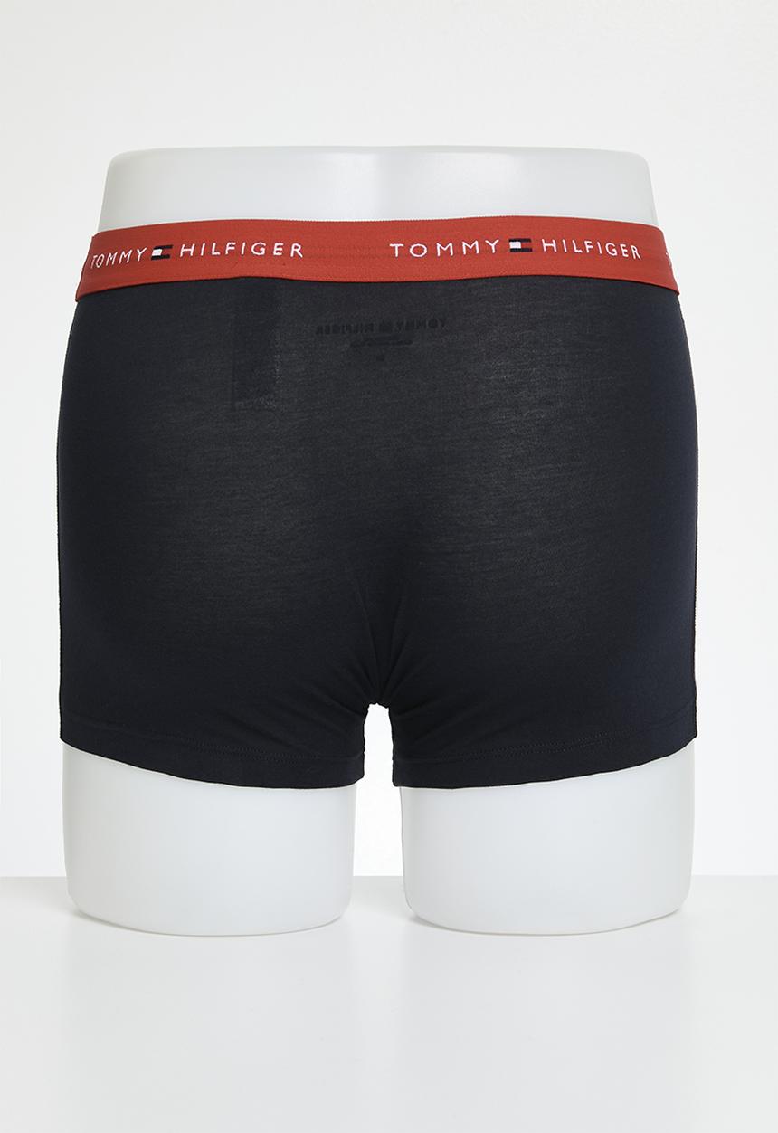 Tommy Hilfiger - 3P WB TRUNK - Blue Ink/Orn Green/Primary Red