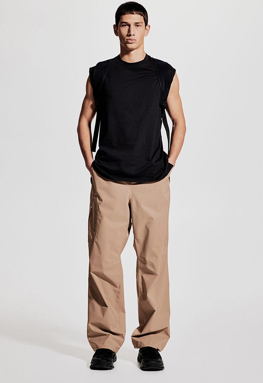 H&M - Loose fit sports vest top with drymove™ - black