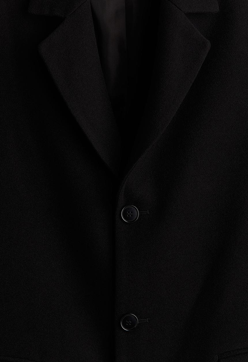 H&M - Wool-blend coat - black