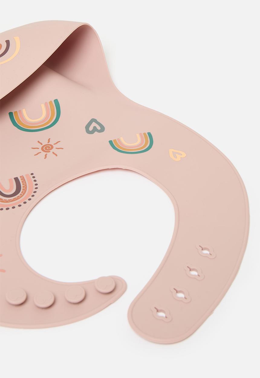 Pop Candy - Printed silicone bib - pink