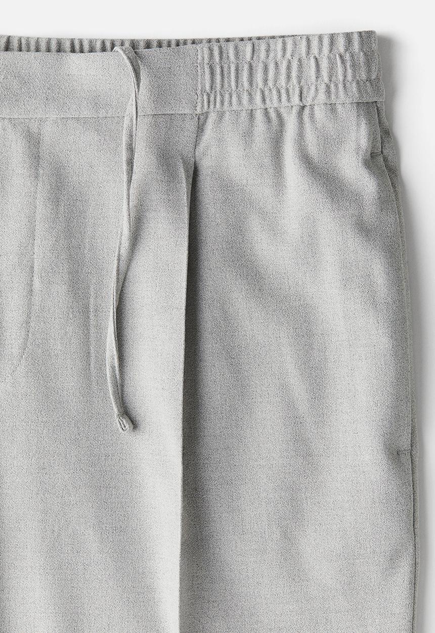 H&M - Regular fit crease-leg trousers - light grey