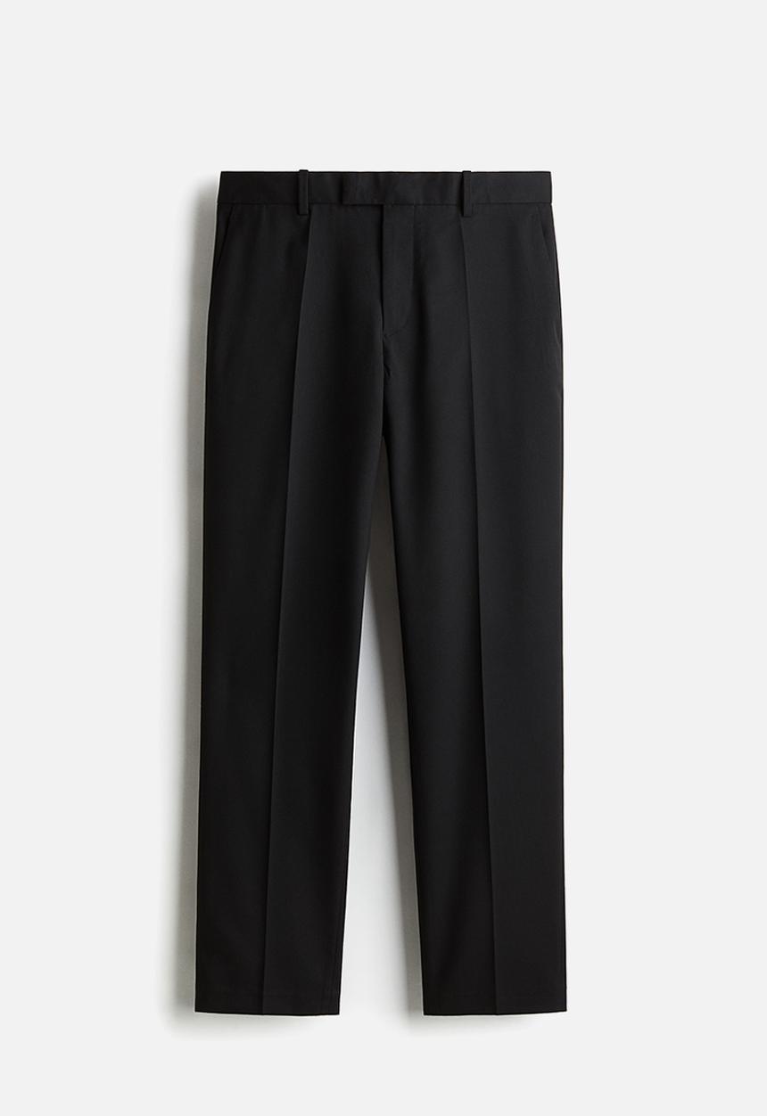 H&M - Regular fit suit trousers - black