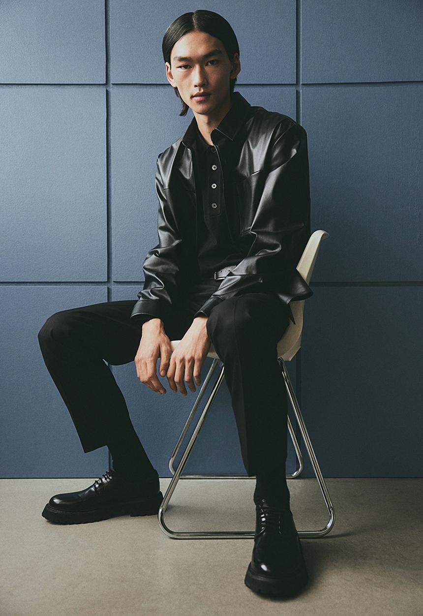 H&M - Regular fit suit trousers - black