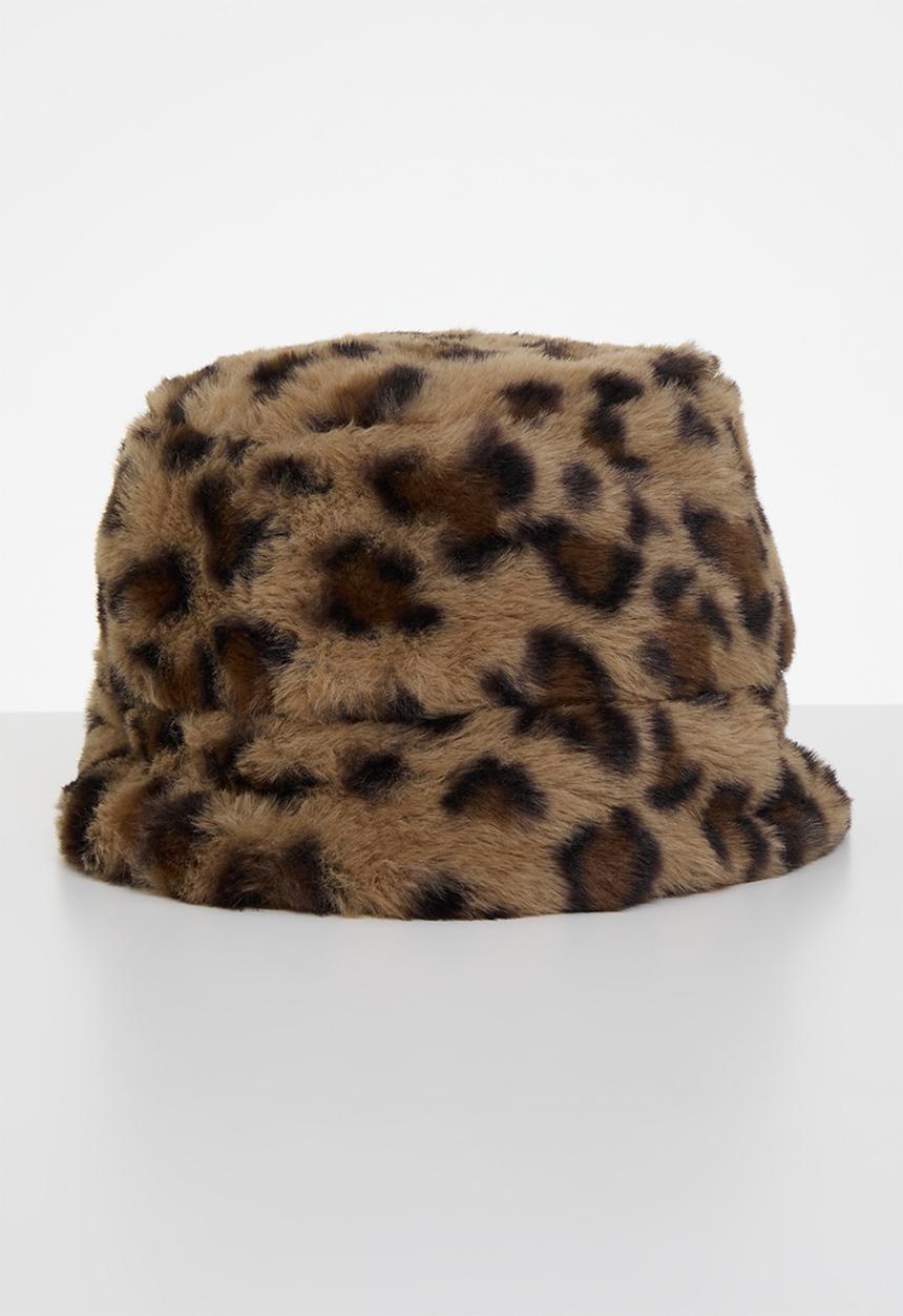 Pop Candy - Leopard print bucket hat - brown