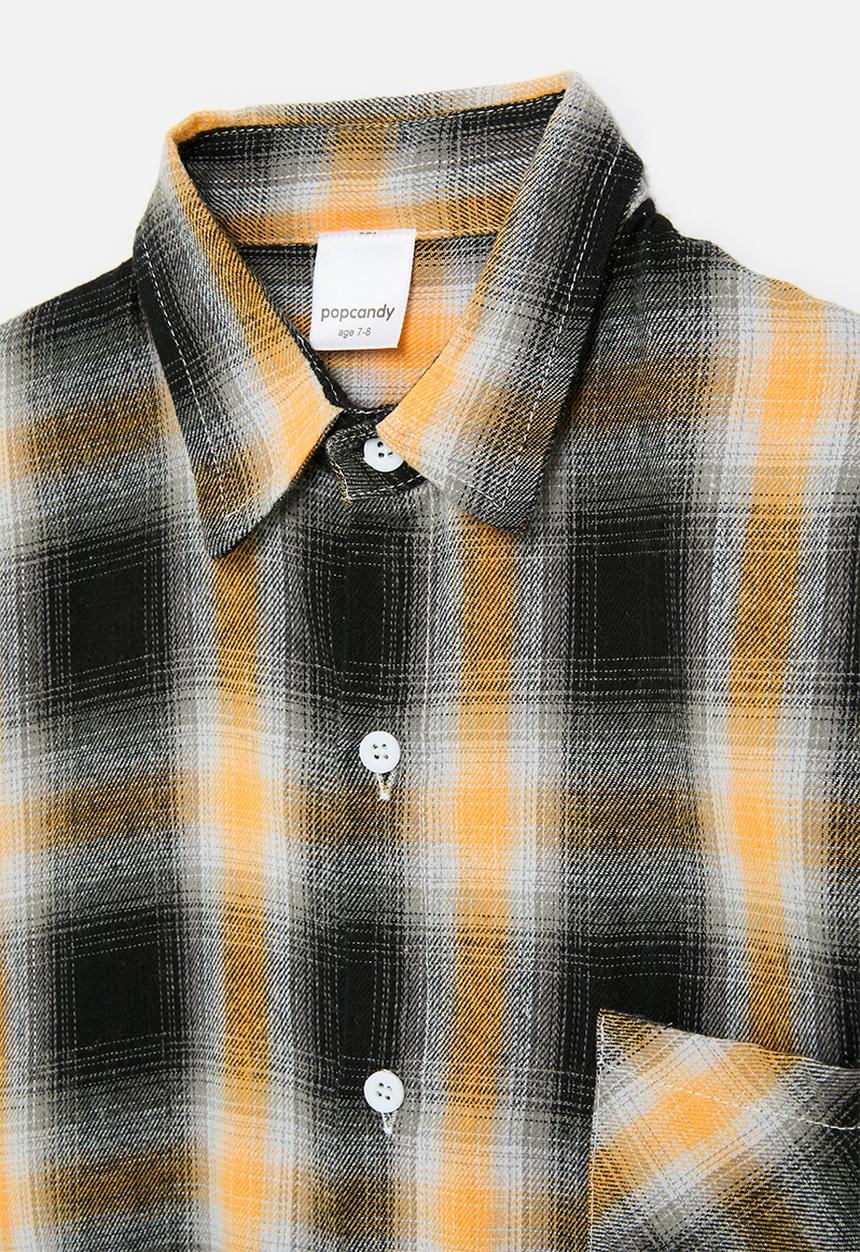 Pop Candy - Tartan over shirt - multi
