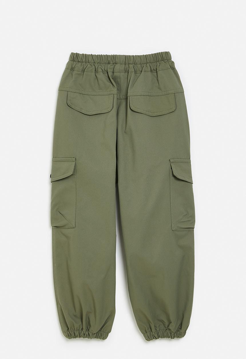 Pop Candy - Utility pants -green