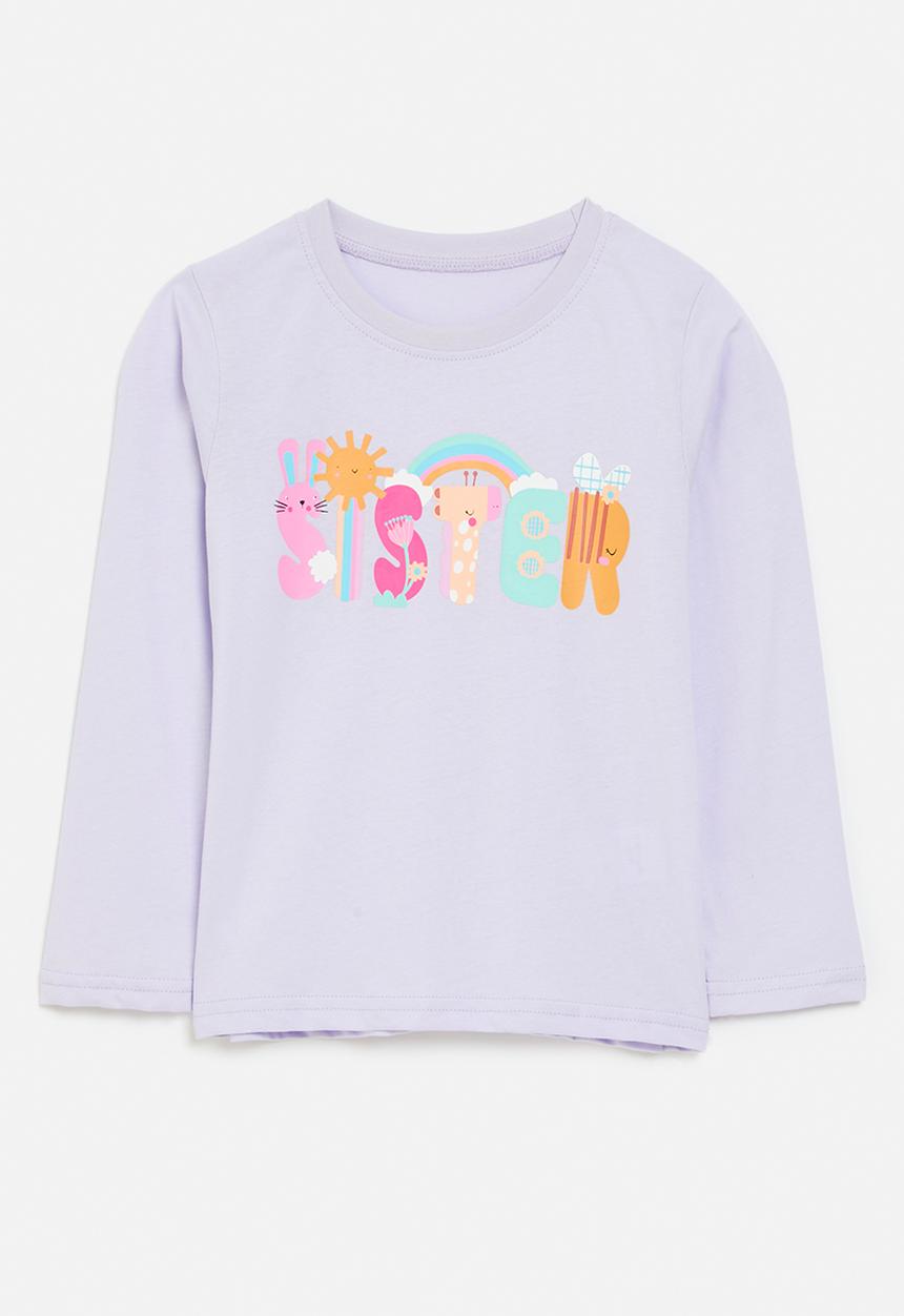 Pop Candy - Printed tee - lilac