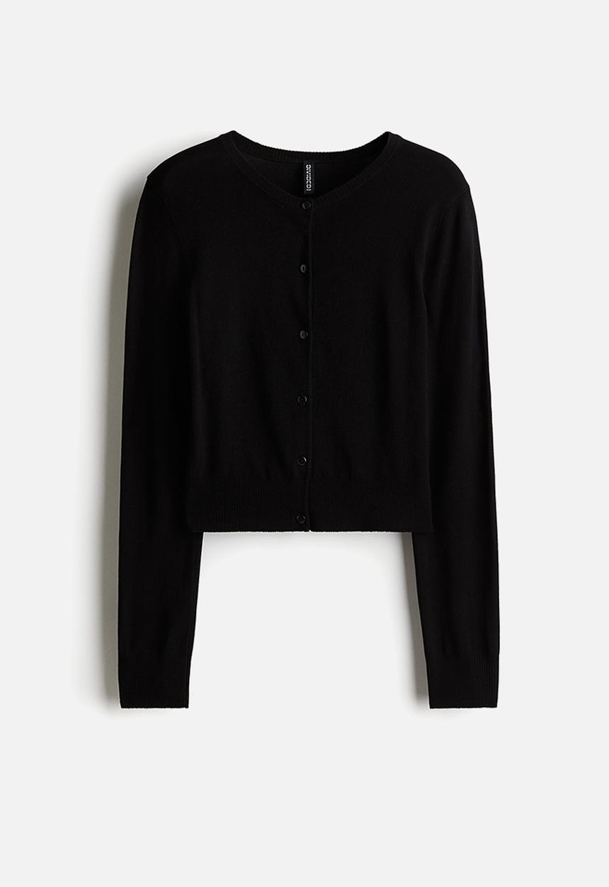 H&M - Fitted cardigan - black
