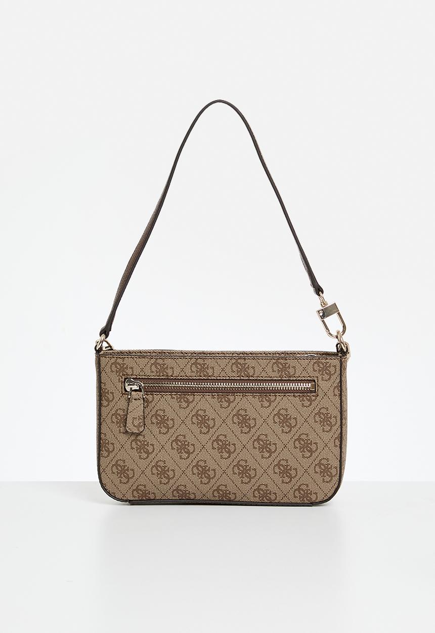 GUESS - Noelle shoulder bag - latte logo