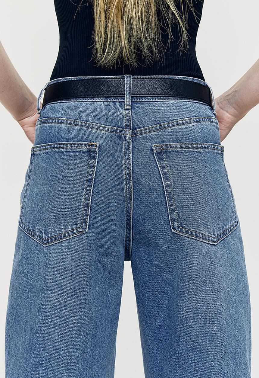 H&M - Wide jeans - denim blue