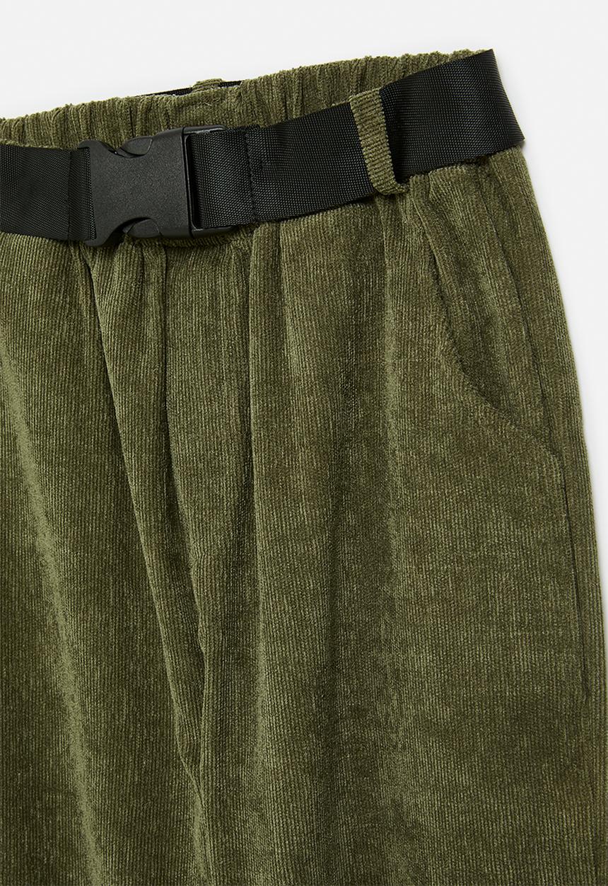 Pop Candy - Corduroy pants - olive green
