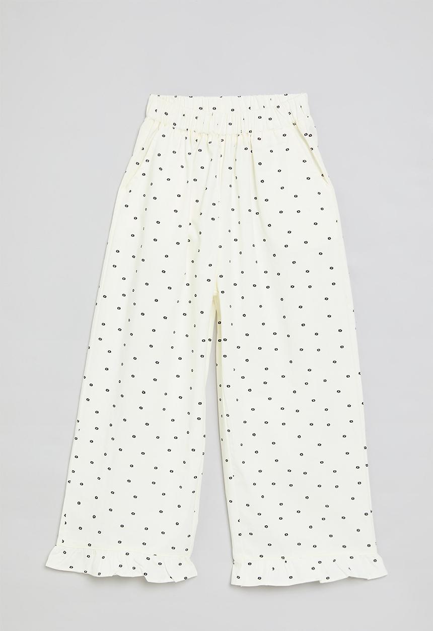 Pop Candy - Polka dot pants - white