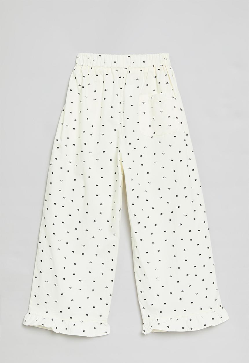 Pop Candy - Polka dot pants - white