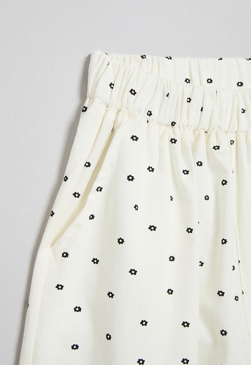 Pop Candy - Polka dot pants - white