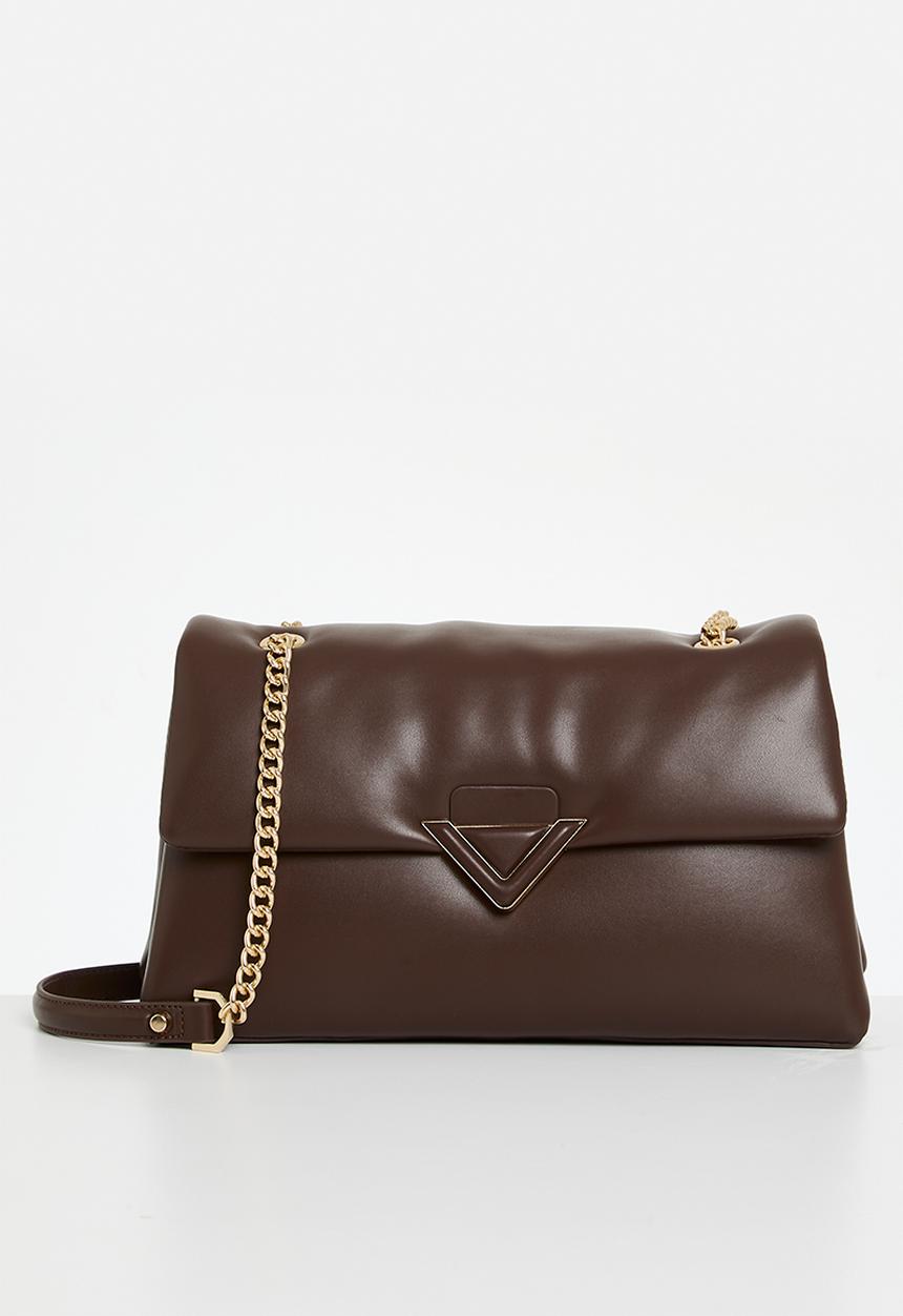 ALDO - Largesoftpuff crossbody bag - brown