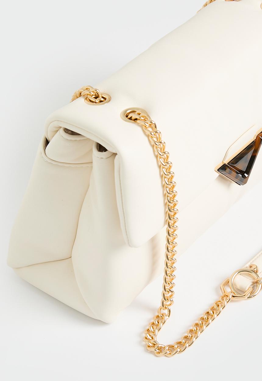 ALDO - Largesoftpuff crossbody bag - bone