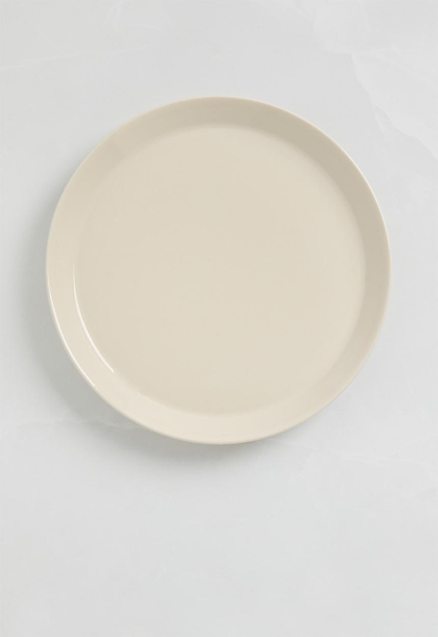 H&M - Clive mid stonewareplate - white
