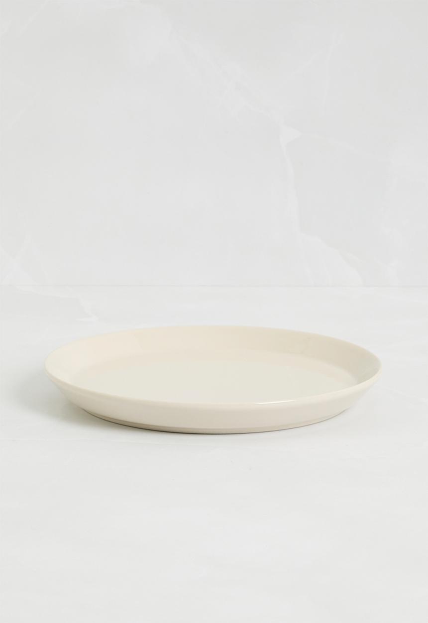 H&M - Clive mid stonewareplate - white